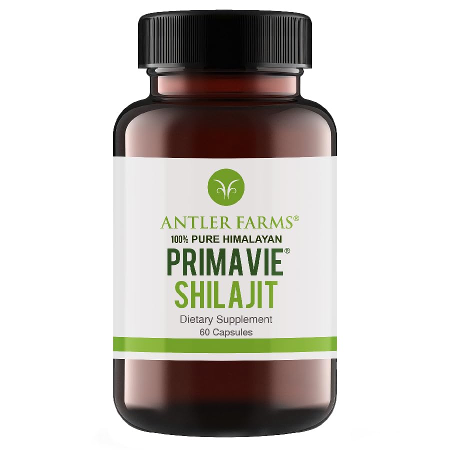 Antler Farms PrimaVie Shilajit Extract 250mg - 60 Capsules