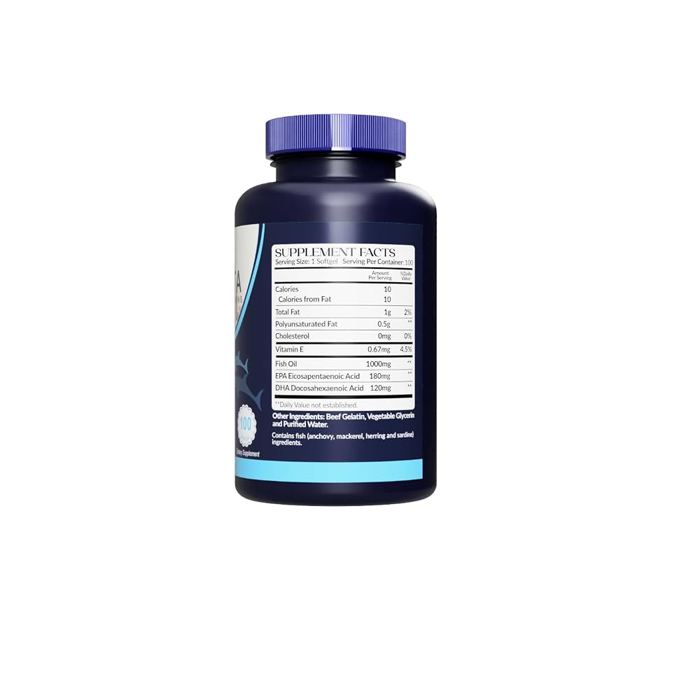 VitaVita Nutritions Fish Oil Omega-3 Softgels - 100 Count - image 2