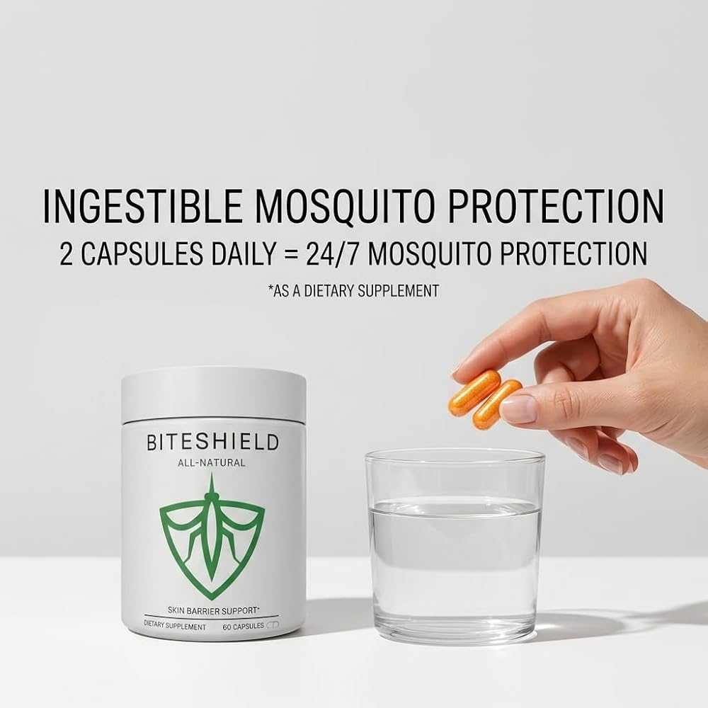 BITESHIELD Mosquito Repellent Pills for Humans - 60 Capsules - image 3