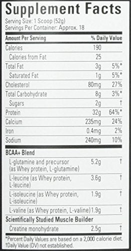 Six Star Whey Protein Powder Plus