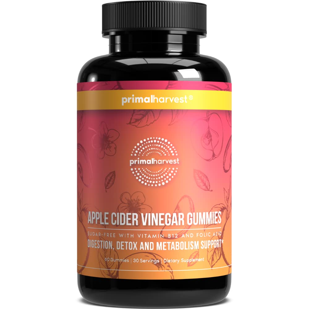 Primal Harvest ACV Gummies with Beetroot & B12 - 60 Gummies