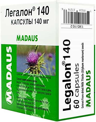 Big Man Madaus Legalon 140mg Milk Thistle - 60 Capsules
