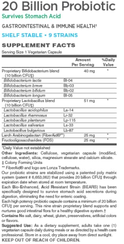AlchePharma 20 Billion Probiotic 9 Strains Daily Maintenance - image 5