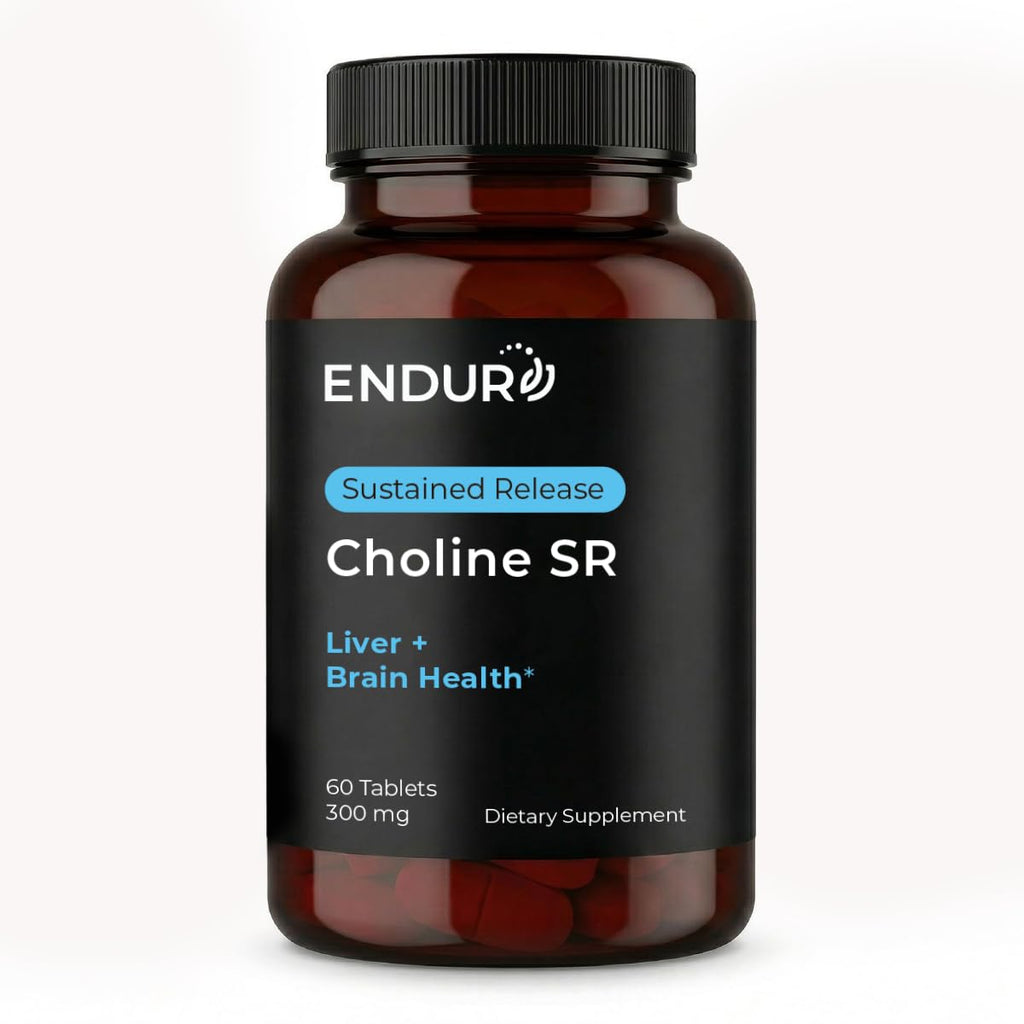 Endurance Products Choline Bitartrate 300mg Sustained Release - 60 Tablets