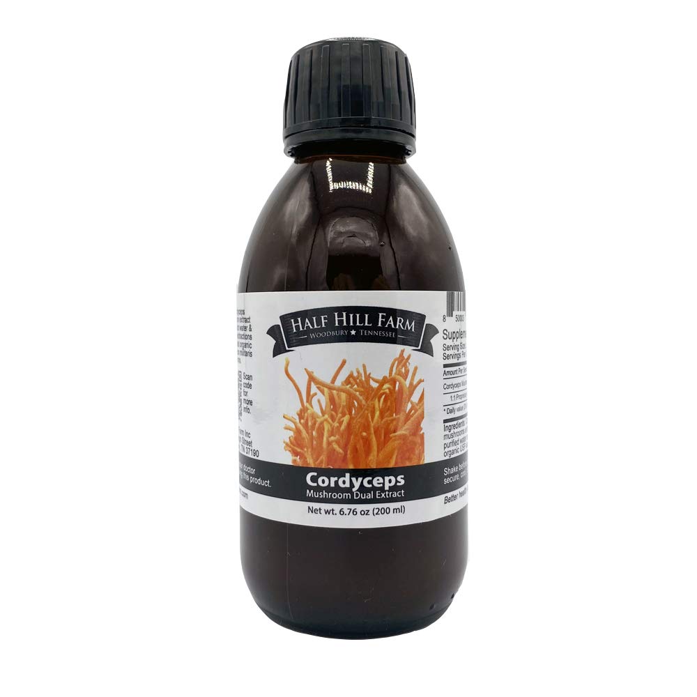 Half Hill Farm Cordyceps Mushroom Dual Extract - 6.76 oz