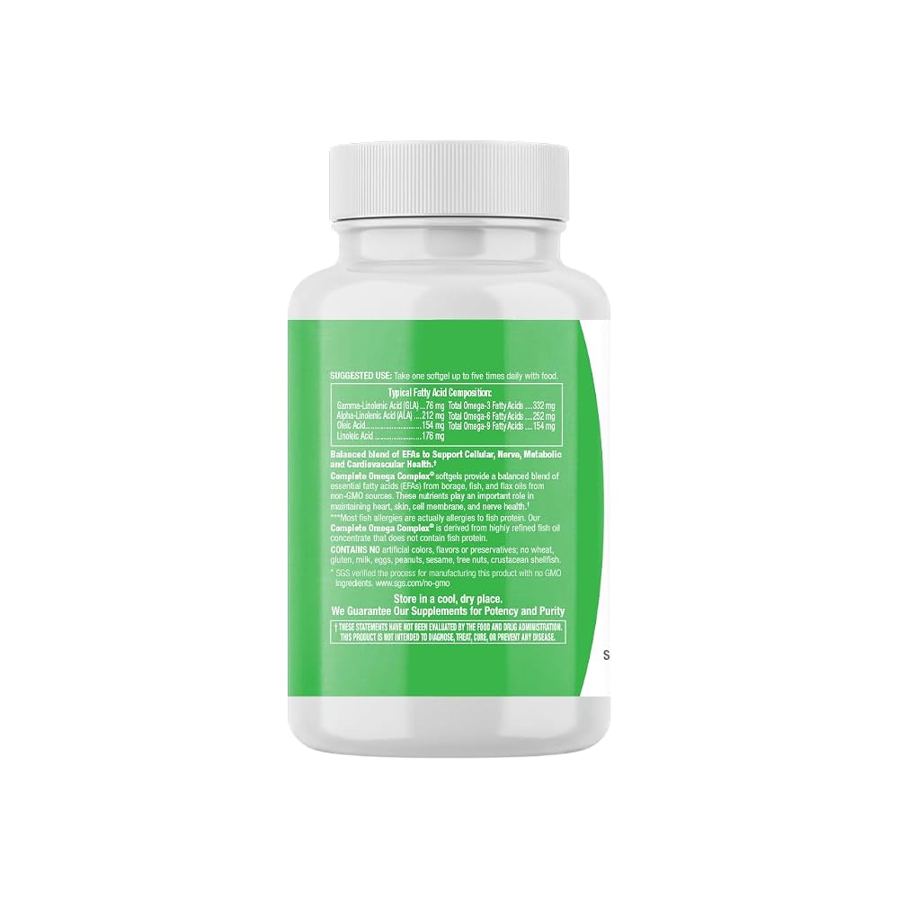 Nutressa Complete Omega Complex - 90 Softgels - image 2