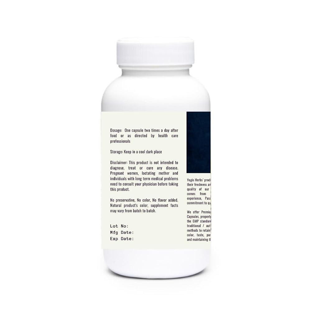YOGIS HERBS Ponnanganni Capsules Herbal Supplement - 90 Vegetarian Capsules - image 2