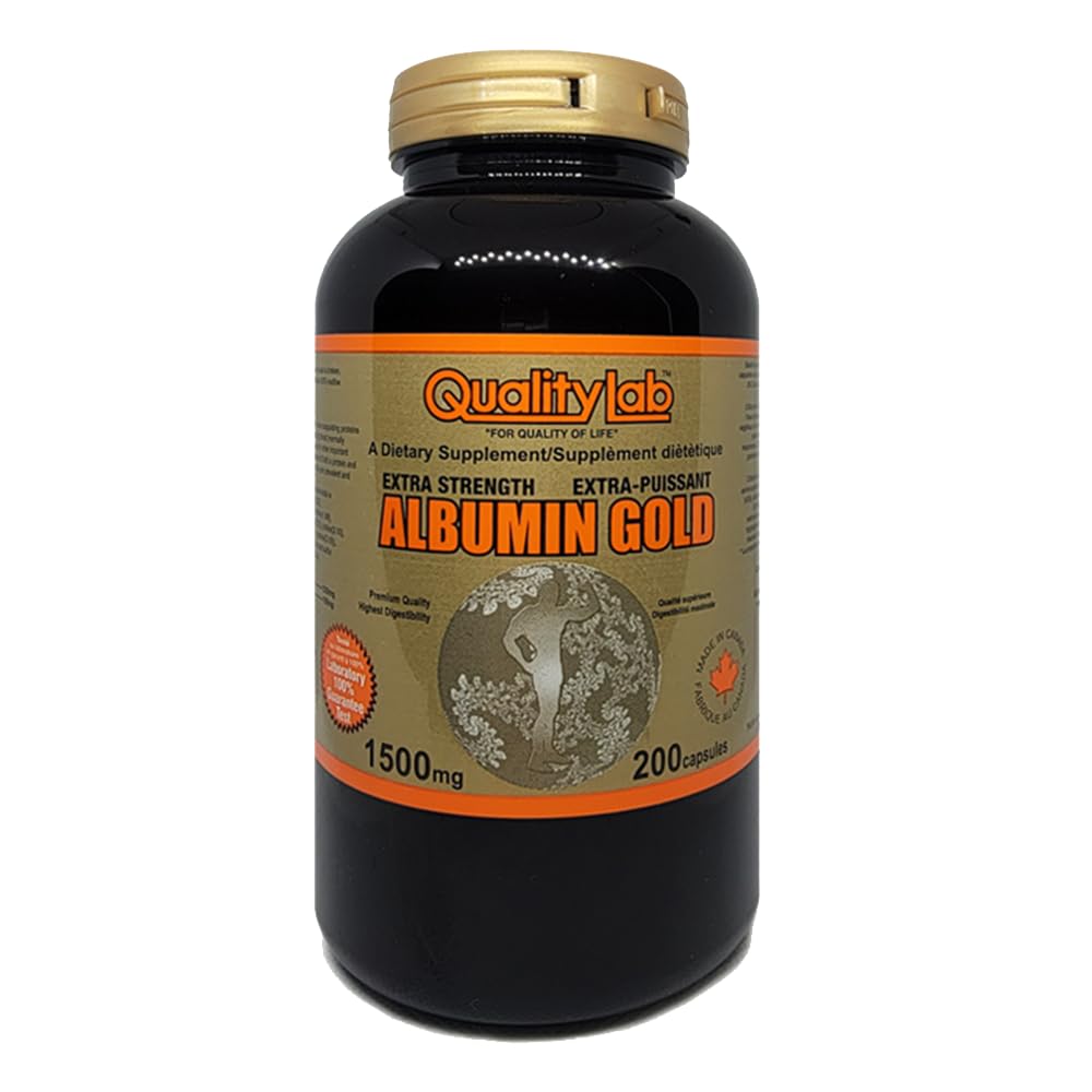 Qualitylab Albumin Gold 1500 mg - 200 Capsules