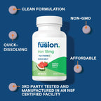 Bariatric Fusion Iron Quick Melt Melon Berry - 90 Tablets - image 3
