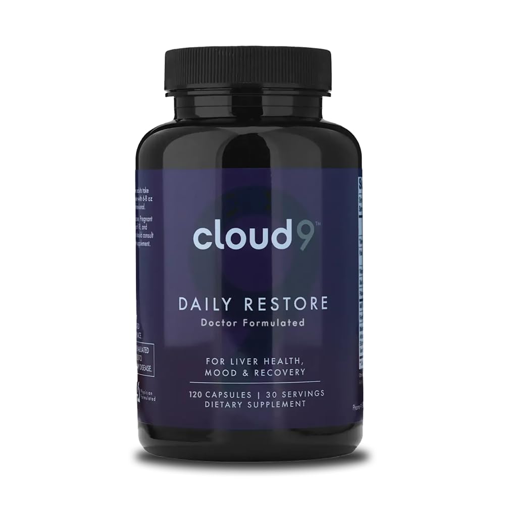 Cloud9 Daily Restore Liver Cleanse with Milk Thistle - 120 Capsules