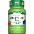 Nature's Truth Melatonin 3 mg Fast Dissolve Tablets - 540 Count