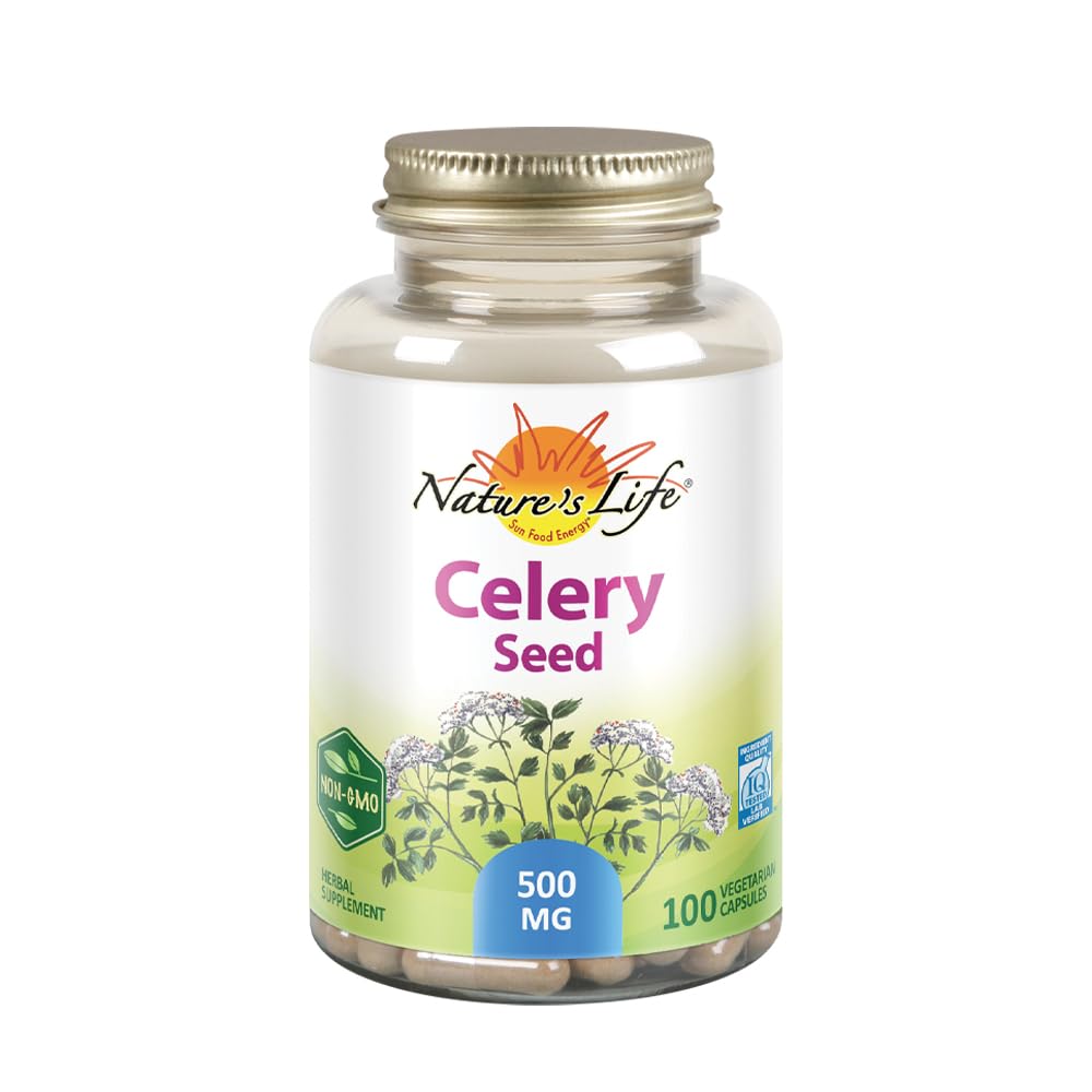 Nature's Herbs Celery Seed 500 mg Circulation Support - 100 Capsules