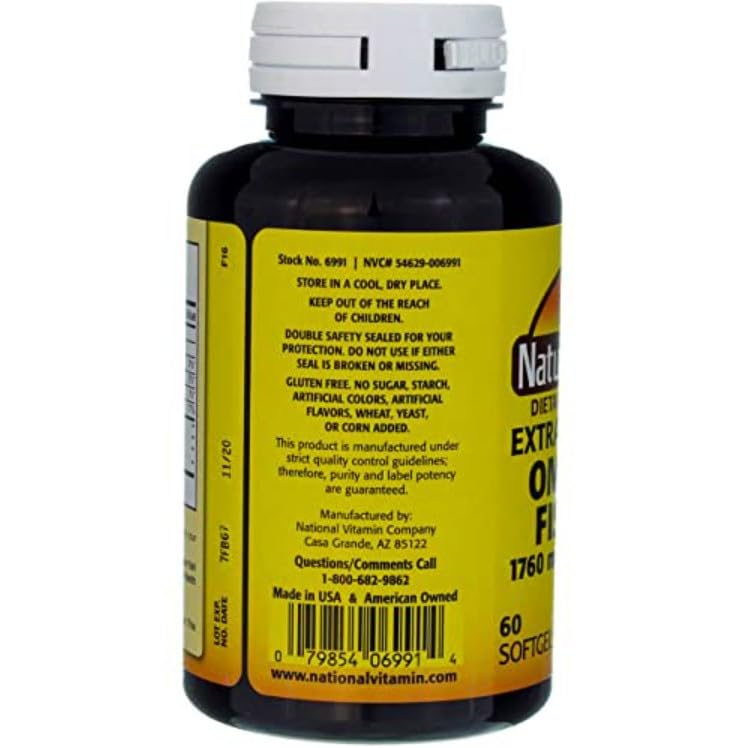 Nature's Blend Omega-3 Fish Oil 1000 mg - 90 Softgels - image 2
