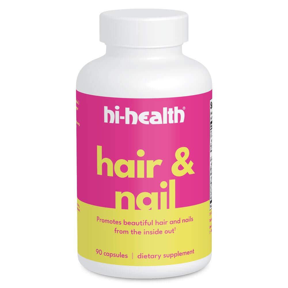 Optim 3 Hi-Health Hair & Nail Formula with Biotin - 90 Capsules