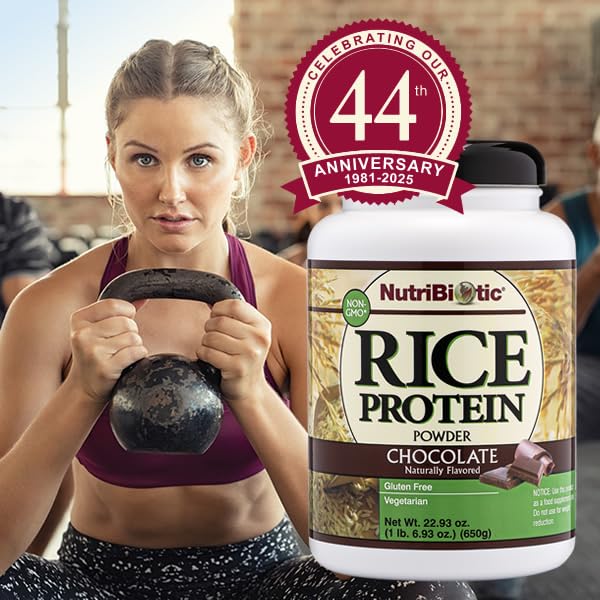 NutriBiotic Chocolate Rice Protein Powder - 22.9 oz - image 5