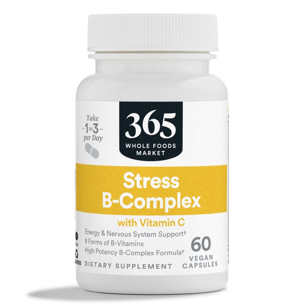 365 by Whole Foods Market Stress B-Complex with Vitamin C - 60 Capsules