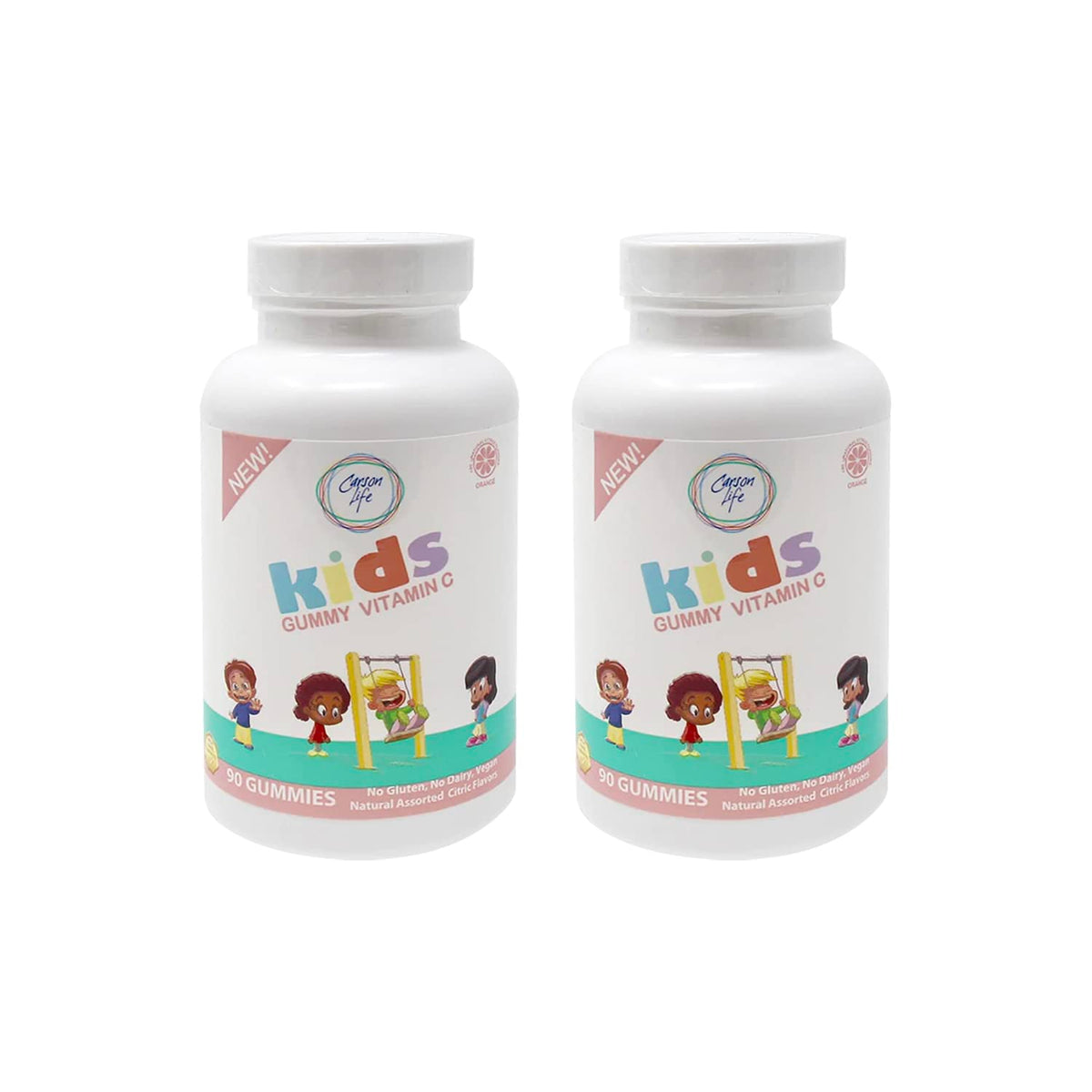 Carson Life Vitamin C Gummies for Kids - 90 Count (Pack of 2)