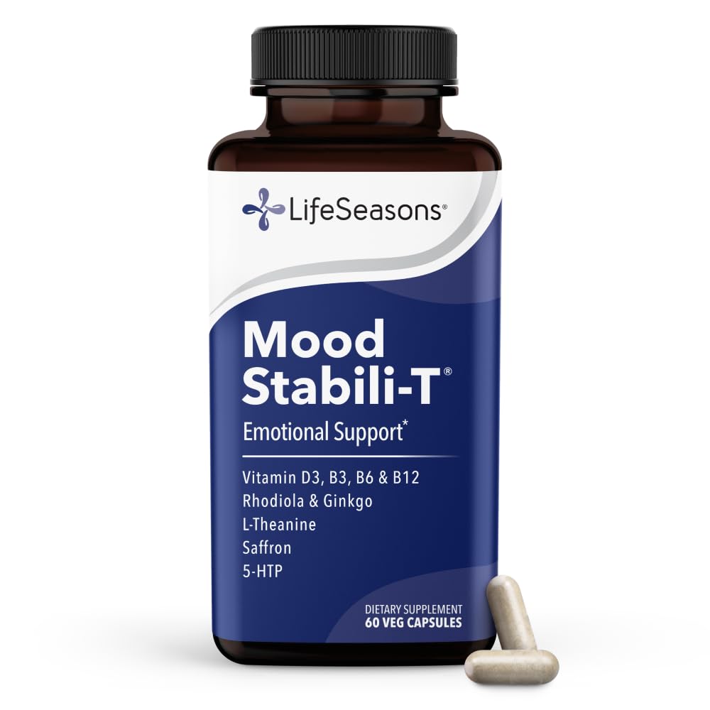 LifeSeasons Mood Stabili-T Emotional Support Supplement - 60 Vegetarian Capsules