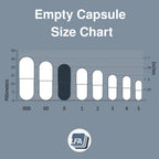 LFA Tablet Presses Empty Capsules Size 0 - Clear Gelatin