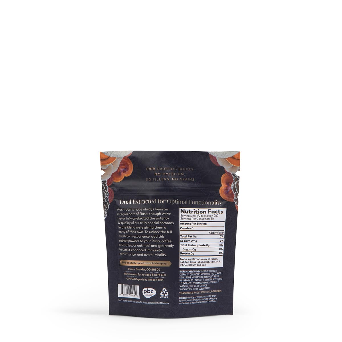 Rasa Koffee Magnificent Mushrooms Organic Extract Blend Powder - 1 oz - image 8