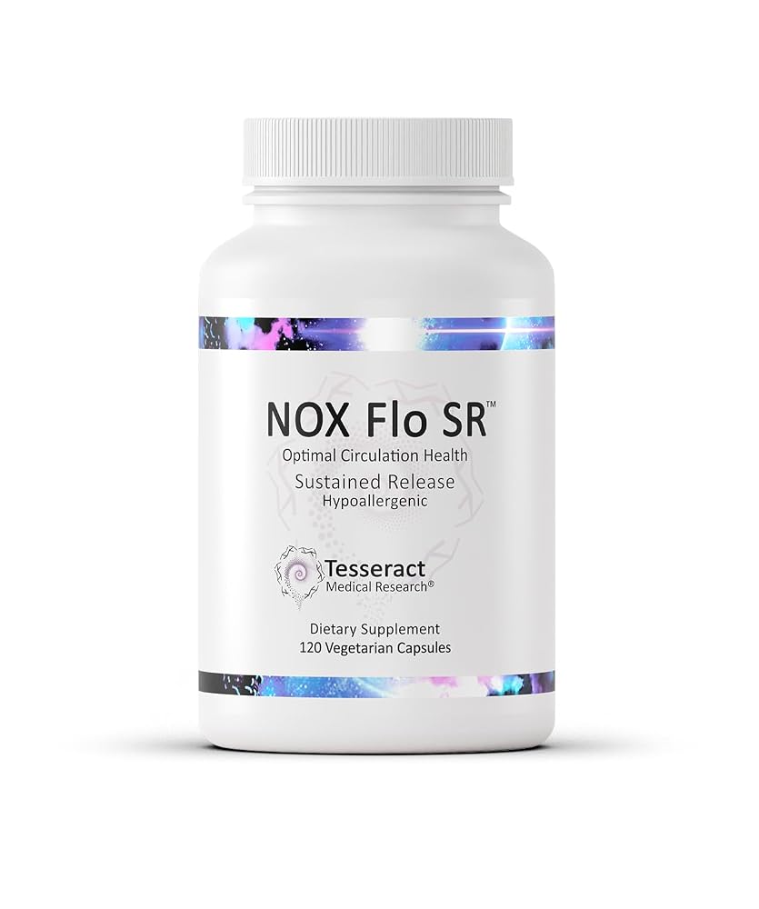 Tesseract NOX Flo SR Nitric Oxide Support - 120 Capsules