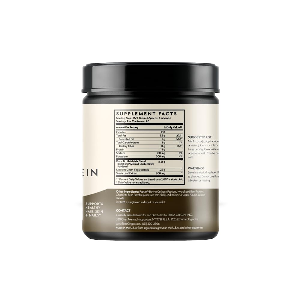 Terra Origin Collagen Protein Bone Broth Powder