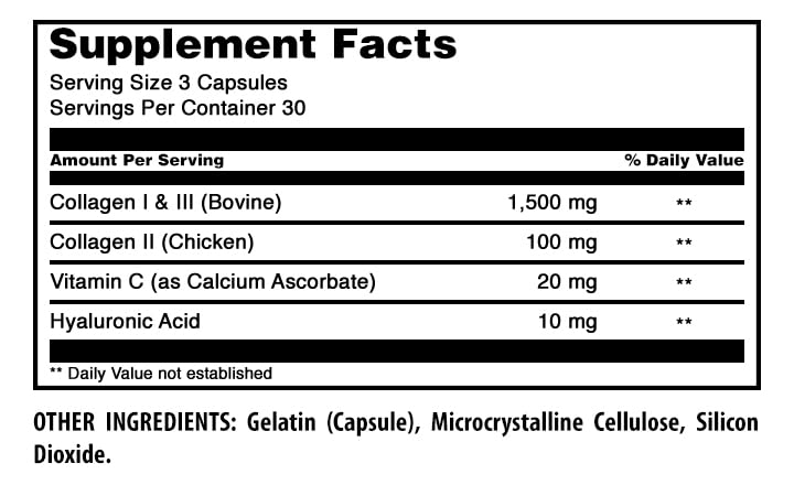 Amazing Formulas Advanced Collagen 1600mg Per Serving Supplement