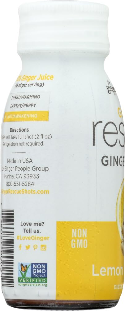 StarSun Depot Rescue Ginger Shots Lemon & Cayenne - 2 oz - image 2