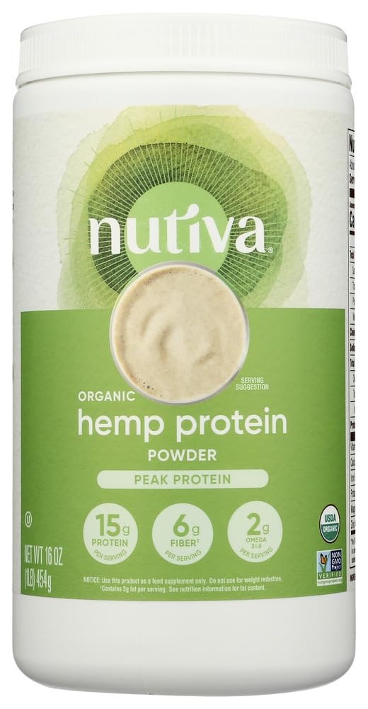 Nutiva Organic Hemp Protein Powder 15g - 1 Pound