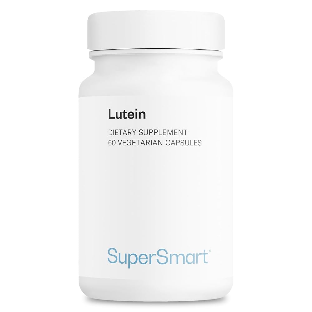 Supersmart Lutein 20mg per Day Eye Supplement - 60 Vegetarian Capsules