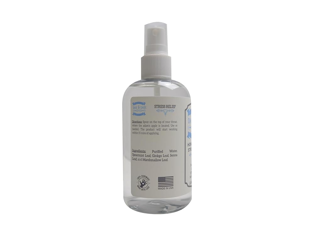 OAK & SAGE Homeopathic Stress Relief Unscented - 8 fl oz - image 3