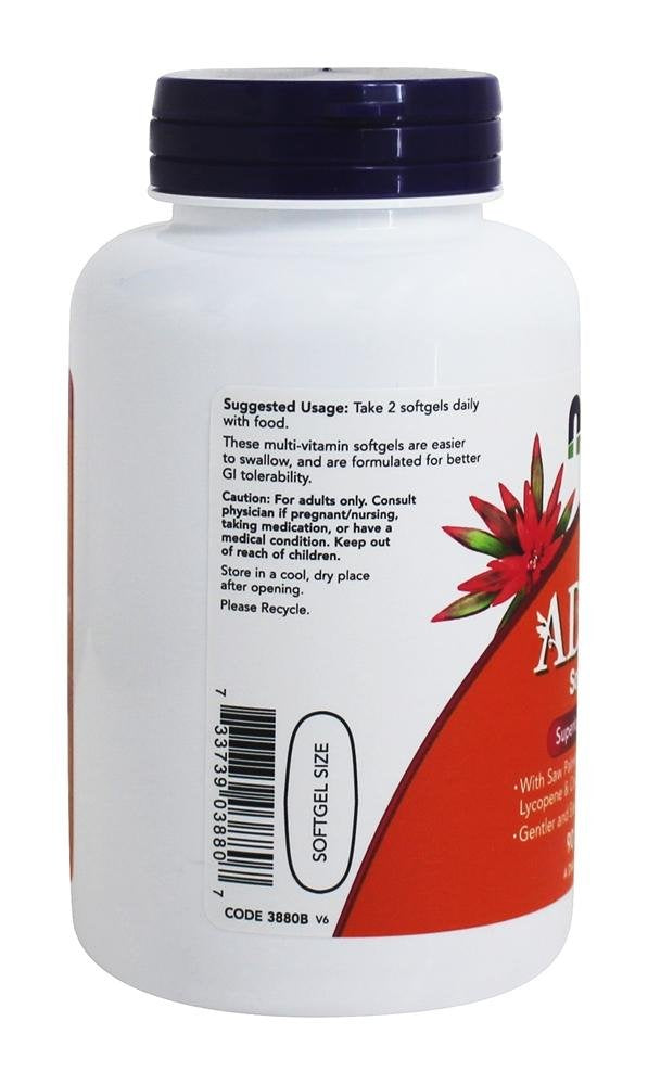 NOW Foods Adam Men's Multiple Vitamin - 360 Softgels - image 3