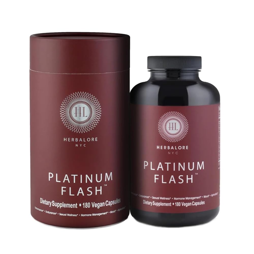 Herbalore Platinum Flash Herbal Supplement - 180 Vegan Capsules - image 3