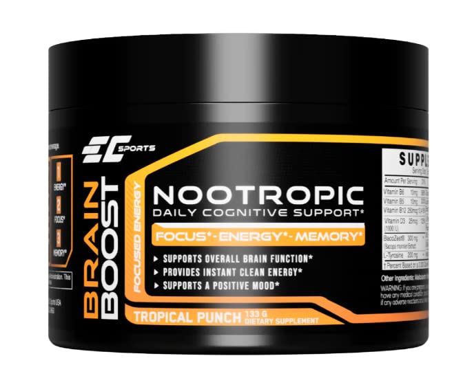 EC Sports Brain Boost Nootropic + Energy
