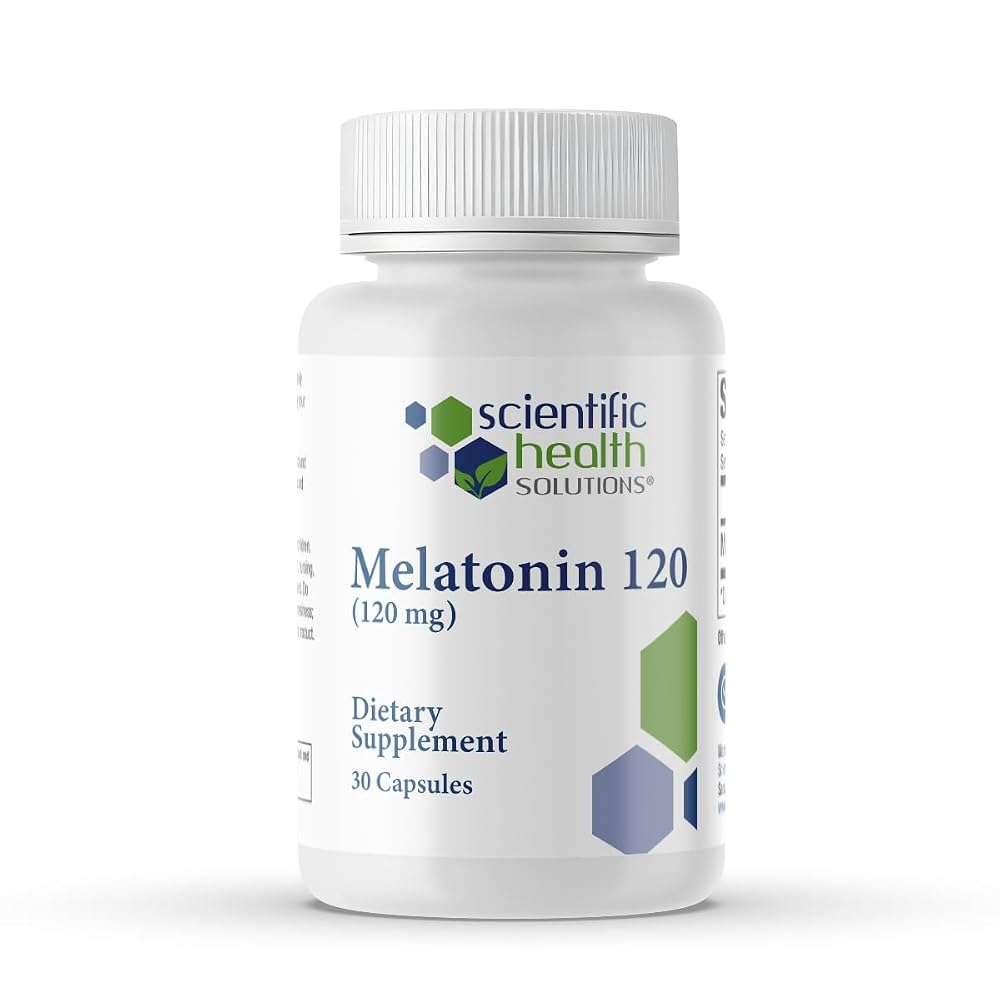 Scientific Health Solutions Melatonin 120mg Sleep Aid - 30 Capsules