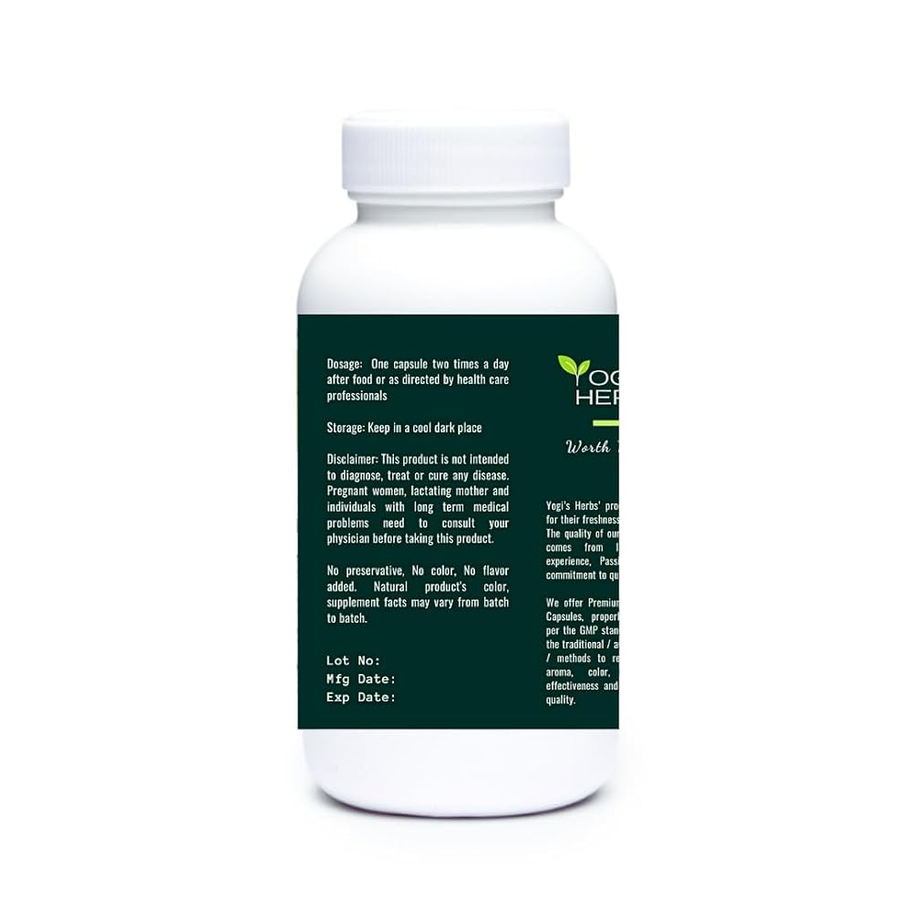 YOGIS HERBS Moringa & Curry Leaf Capsules Energy Support - 90 Vegan Capsules - image 2