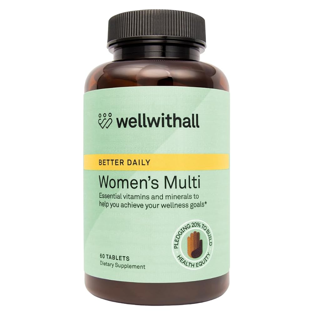 WellWithAll Women's Multivitamin with Iron - 60 Tablets