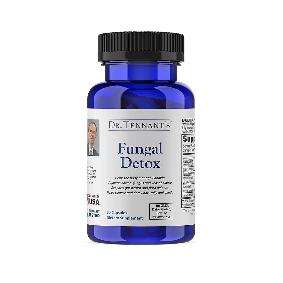 Dr. Tennant's Fungal Detox Candida Cleanse - 60 Vegetarian Capsules