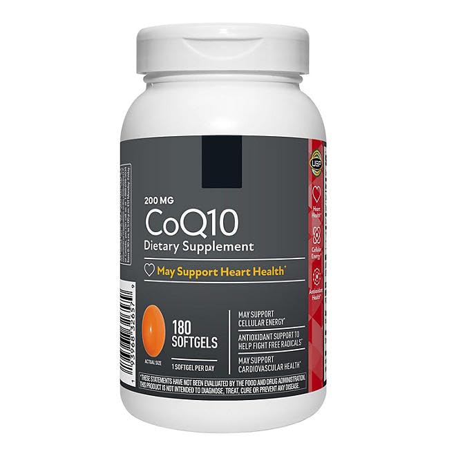 Generic Members Mark CoQ10 200 mg Dietary Supplement - 180 Softgels