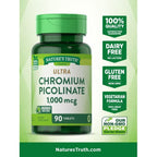 Nature's Truth Ultra Chromium Picolinate 1000 mcg - 180 Capsules - image 5
