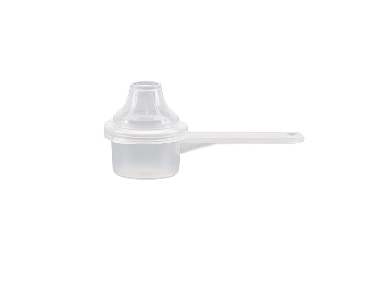 The Scoopie Plastic Short Handle Scoop with Attached Funnel