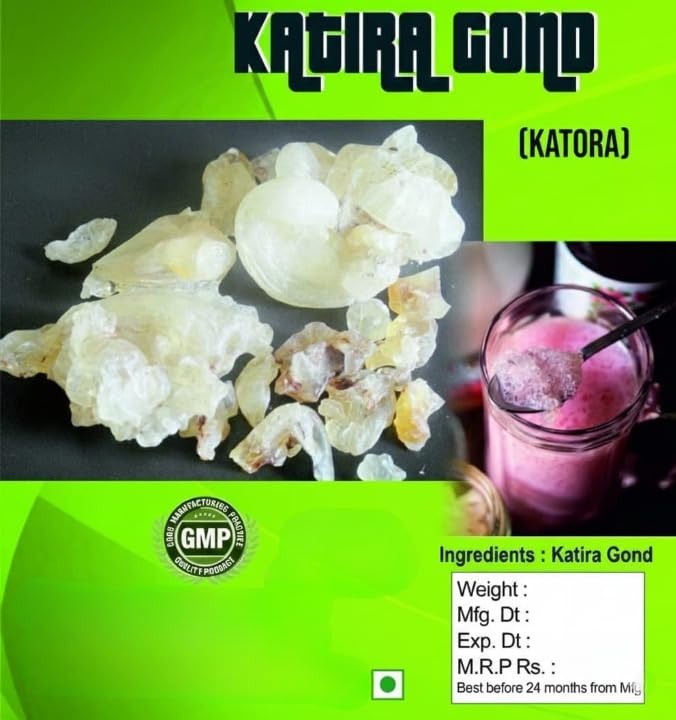 Generic Gond Katira Tragacanth Gond Natural Crystals - 100g - image 2