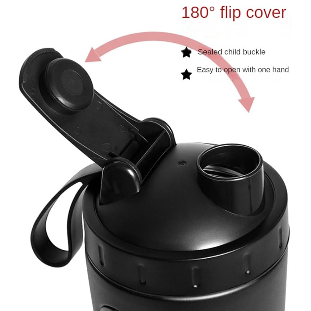 Yarzkrg Stainless Steel Protein Shaker Bottle - 700ml - image 4