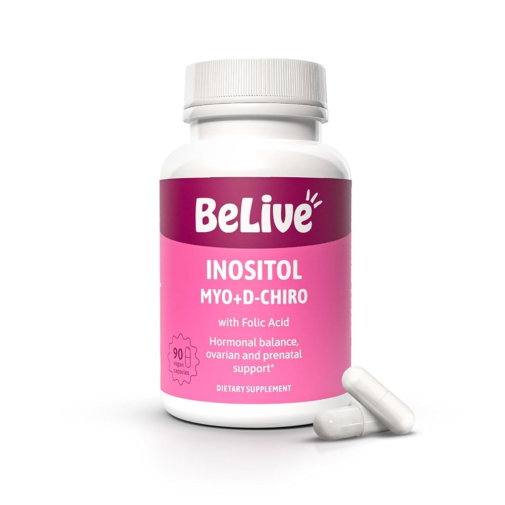 BeLive Myo & D-Chiro Inositol Supplement for Women - 90 Capsules - image 8