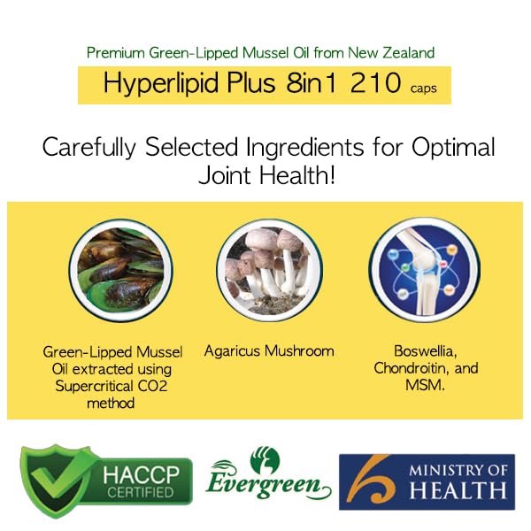 EverGreen Hyper Lipid 9000 Plus Joint Support - 210 Capsules - image 5