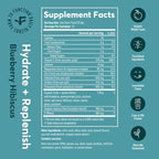 Farmana Hydrate + Replenish Blueberry Hibiscus Electrolyte Drink Mix - 5.3 oz - image 2