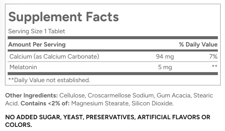 21st Century Melatonin 5mg Tablets - 360 Count (Pack of 3) - image 6