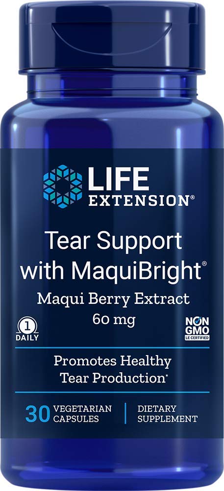 Life Extension Tear Support with MaquiBright 60 mg - 30 Vegetarian Capsules