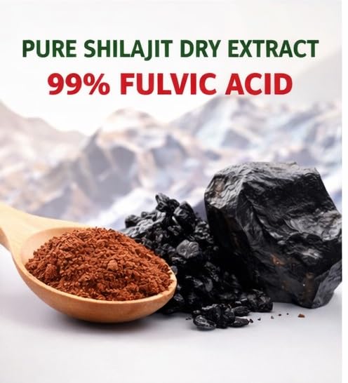 Leafy Organic Shilajit Powder Extract 99% Fulvic Acid - 100g - image 2