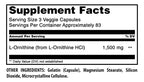 Amazing Formulas L-Ornithine 1500 mg Per Serving Veggie Capsules